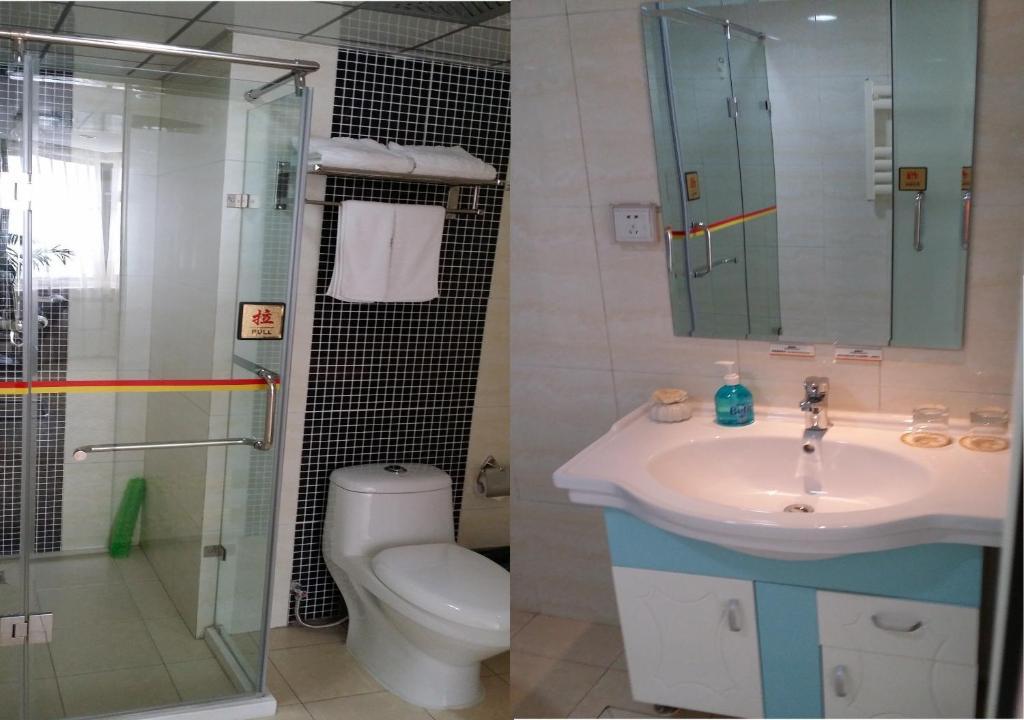Super 8 Hotel Qingdao Railway Station Gui Zhou Road Buitenkant foto